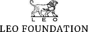 leo foundation logo (black)